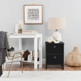 thumbnail image 2 of Achim Foldable Furniture 2 Drawer Nightstand - EZ Home Solutions , 22"H x 16"W x 19"D , White, 2 of 3
