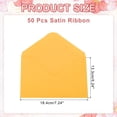 thumbnail image 2 of Invitation Envelopes, Greeting Card Envelopes V-Flap Design for Weddings and Special Occasions Dark Golden Yellow, 2 of 7