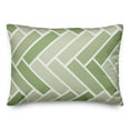 thumbnail image 2 of Creative Products Green Modern Geo Rectangles 14x20 Indoor / Outdoor Pillow, 2 of 3