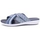 thumbnail image 5 of Sandalias deslizantes para mujer con puntera abierta y correa cruzada zapatos de casa para verano, 5 of 8