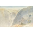 thumbnail image 3 of Edward Lear 14x11 Black Modern Framed Museum Art Print Titled - Agia Paraskevi, Epirus, Greece (1857), 3 of 5