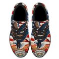 thumbnail image 2 of Patriot Eagle Memorial Day Print Sneakers Lightweight Comfortable Running Shoes for Men Women Black Size 4.5, 2 of 7