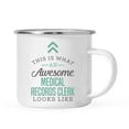 thumbnail image 1 of Koyal Wholesale Campfire Mug, This is What an Awesome Medical Records Clerk Looks Like, 1 of 4