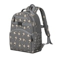 thumbnail image 2 of Cute Pug Puppies Backpack for School,Cute School Bag,Schoolbag with Adjustable Shoulder Straps & Padded Back,15.25"x11.5"x5.25", 2 of 6