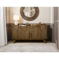 thumbnail image 7 of Manhattan Comfort Addie 5 Shelves Engineered Wood Sideboard in Rustic Brown, 7 of 7