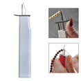 thumbnail image 4 of Abbracc Professional Bead Knotting Tool, Jewelry Making Tool Create Secure Knots DIY Crafting Knot Tool Handheld Bead Knotter for Stringing Pearls , White, 4 of 9