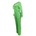 thumbnail image 6 of Scyoekwg Womens Two Piece Sets Fall Outfits Long Sleeve Sweatshirt Long Pants Casual Matching Outfits Fashion Sweatsuit Tracksuit (Green,XL), 6 of 7