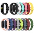 thumbnail image 2 of Para Samsung Galaxy Fit2 Fit 2 SM-R220 Correas De Silicona Suave Reemplazo De La Banda De Muñeca Reloj Digital Portátil Goma Vintage Cierre, 2 of 4