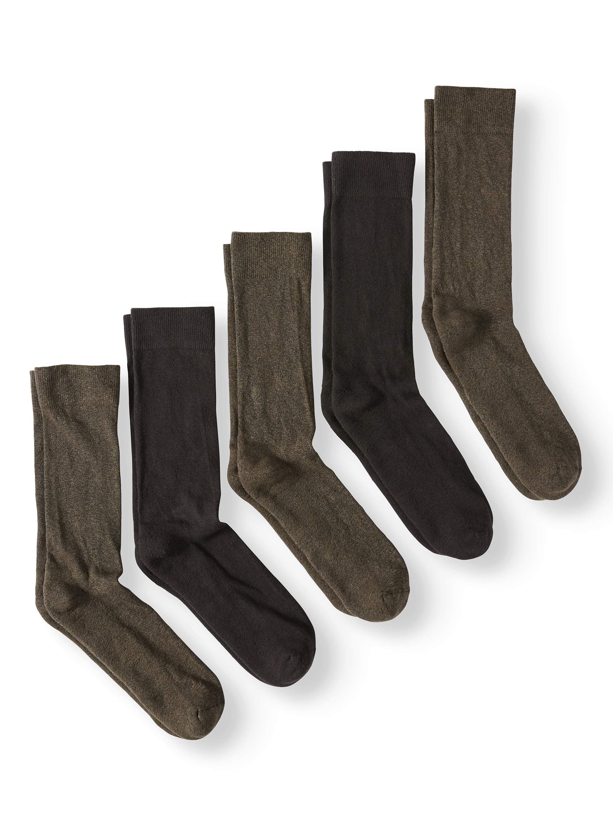 Men's Cotton Crew Socks, 5Pack