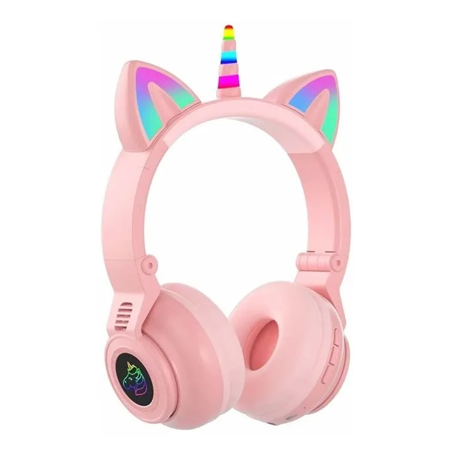 Auriculares Bluetooth Malubero Unicornio Rosa Mlu1354