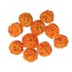 thumbnail image 4 of 10 bolas de mimbre de ratán para relleno de jarrones para decoración de bodas, fiestas y Navidad. naranja, 4 of 6
