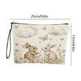 thumbnail image 3 of TanSiDing Easter Storage Bag Travel Toiletry Bag with Anti-slip Chain, Portable Cosmetic Organizer for Holiday Gifts, Wash Bag for Outdoor Camping and Daily Use, 3 of 6
