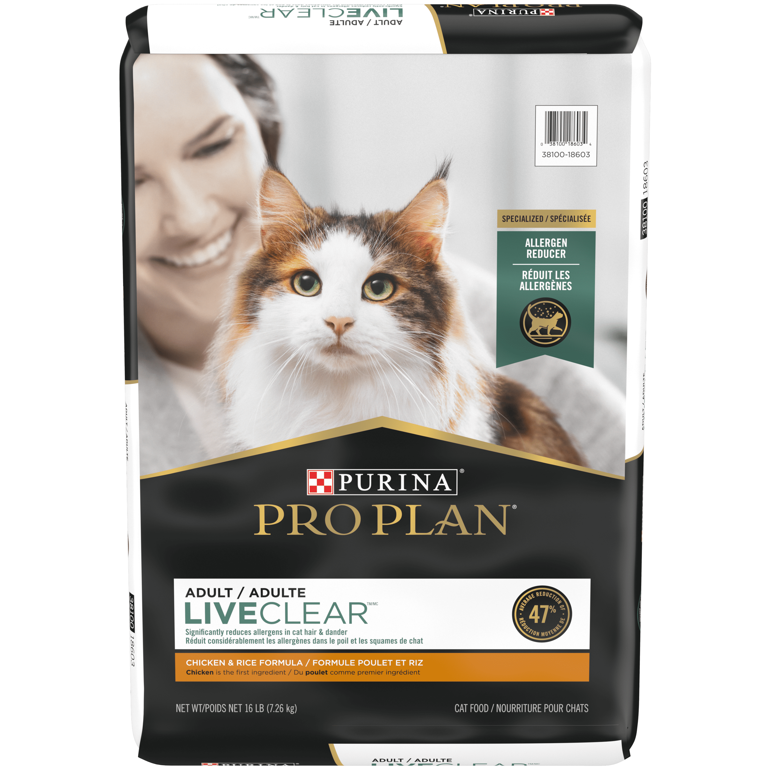 Purina Pro Plan With Probiotics High Protein Dry Cat Food LIVECLEAR 