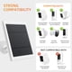 thumbnail image 2 of Cargador de panel solar Paodekua de 4 W, paquete de 3 con cable de 10 pies para anillo, 2 of 7