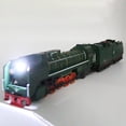 thumbnail image 3 of Biplut 2Pcs 1/87 Retro Steam Train Locomotive Carriage Pull Back Music LED Kids Toy, 3 of 13