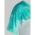 thumbnail image 3 of Más el tamaño de rueda para arriba la manga del loto de impresión camiseta Rosegal Camisetas tallas grandes, 3 of 5