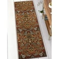thumbnail image 7 of Well Woven Kings Court Florence Traditional Persian Brown Machine Washable Non-Slip Indoor/Outdoor 84" x 24" Runner Rug, 7 of 7