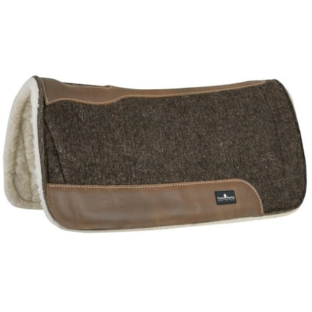 Classic Equine Blended Saddle Pad, Felt/Fleece 3/4" Thick, 31" X 33"