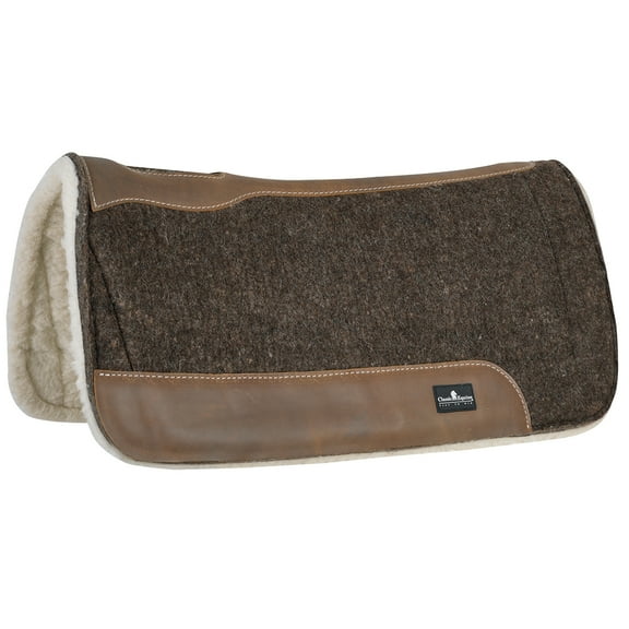 Classic Equine Blended Saddle Pad, Felt/Fleece 3/4" Thick, 30" X 30"
