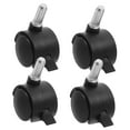 thumbnail image 6 of unbranded 4pcs Pu Swivel Caster Wheels With Locking Brakes Replacement Wheels For Furniture And Small Carts Heavy Duty And Quiet Casters, 6 of 8