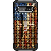 UAG Samsung Galaxy S10 [6.1" Screen] Limited Edition Case Urban Armor Gear by EGO Tactical - USA Flag with Shells/Bullets