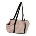 thumbnail image 2 of Cómoda bolsa de transporte para mascotas, bolsa de transporte para perros ventilada, bolsa de transporte para gatos, bolsa de viaje para perros, bolso , Café, L, 2 of 8