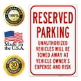 thumbnail image 7 of Reserved Parking Sign, 24x36 Corrugated Plastic, 7 of 7