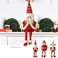 thumbnail image 1 of Adornos Navideños Muñecos de Tela Sentados onlyliua con Forma de Ciervo Muñecos de Nieve Ancianos, 1 of 6