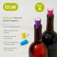 thumbnail image 3 of True Starburst Wine Stopper, Wine Accessories, Set of 4, Multi-colored, 3 of 6