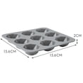thumbnail image 2 of Molde De Silicona Para Caramelo, Gelatina De Pastel De Chocolate Y Pudín, Molde De Silicona Para Pastel De Diamante De 9 Cavidades, Herramientas Para Hornear Serendint HA036309-00, 2 of 6