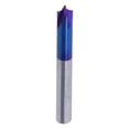 thumbnail image 4 of Router Bits, Upcut Spiral Router Bit  Production Blue Coating CNC Router Bits  For Carving Fine Slicing R0.5 X D4 X 50L,R1.5 X D6 X 50L,R2.5 X D6 X 50L,R2.0 X D6 X 50L,R3 X D8 X, 4 of 8