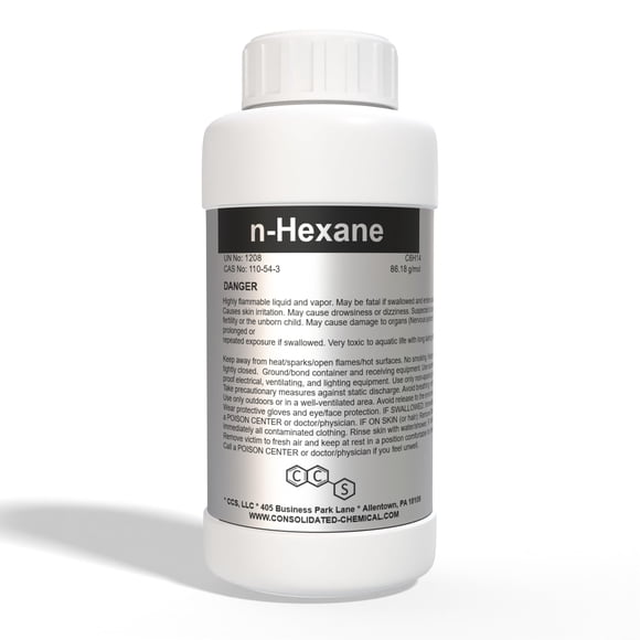 n-Hexano CCS 1000 ml Solvente de Alta Pureza