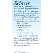 Refresh Optive Advanced Lubricants Eye Drops (10ml)