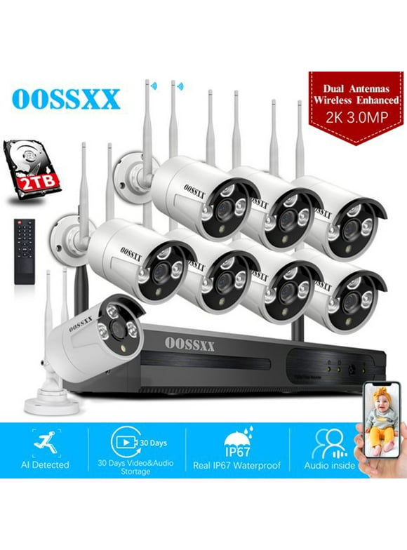OOSSXX Wireless Cameras in Security Cameras