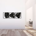 thumbnail image 7 of Wooden Wall Art for Home Decoration |Three Pieces Leaf Set | Black, 7 of 7