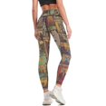 thumbnail image 3 of The Major Arcana of Tarot Vintage Patchwork Leggings ing pants push up legging fitness set gym Womens Leggings, 3 of 6