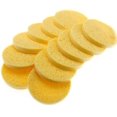 thumbnail image 1 of Pack Of 12 Compact Round Wood Paste Facial Sponges, Makeup Tool, Skin Tone, 1 of 5