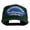 Dark Green, variant on USS G. Washington CVN 73 Blue Patched Solid Cotton Twill 5 Panel Prostyle Snap Cap - Black OSFM