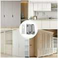 thumbnail image 2 of WEUVEB Cabinet Door Rebounder Push Release for Kitchen Cabinets Silver 1Set, 2 of 9