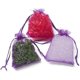 thumbnail image 3 of 100 bolsas de regalo de organza con cordón para joyería, bodas, fiestas, regalos de Navidad, color azul violeta, 12 x 9 cm, 3 of 4
