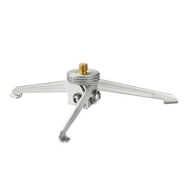 CAMPINGMOON Stainless Steel 1/4in Camera Holder Foldable Gastank Bracket Camping Light Support Multifunctional Tripod