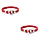 thumbnail image 2 of Sonducket trenzada Brazalete tejido Parejas Aniversario de boda Fiesta de disfraces Unisex Novio Joyería Rojo Type2 NO2, 2 of 6