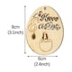 thumbnail image 3 of Colgante de Madera de Pascua para Colgar En La Pared, Regalo, Decoración para Puerta, Letrero para El Hogar y La Tienda., 3 of 3