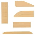 thumbnail image 1 of yuksok 4Pack Household Threshold Bars Replace Part Step Ramp for Sweeping Robot Beige Yellow, 1 of 8
