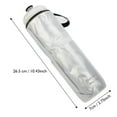 thumbnail image 4 of Bouteille d'Eau 710ML, Bouteille d'Eau de Sport, Design à Double Couche, Sûr à Utiliser Acier Inoxydable Étanche Pratique Camping Randonnée pour Cyclisme Extérieur, 4 of 8