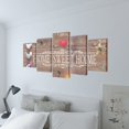 thumbnail image 3 of vidaXL Canvas Wall Print Set Home Sweet Home Design 39" x 20", 3 of 3