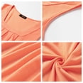thumbnail image 6 of UVN Summer Tank Tops for Women Square Neck Sleeveless Tops Pleated Curved Hem Flowy Shirts Loose Fit Camis, 6 of 9
