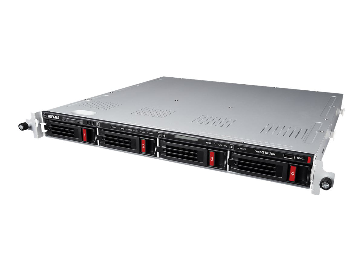 BUFFALO 5010 Series TS5410RN0802 - NAS server - 4 bays - 8 TB - rack-mountable - SATA 6Gb/s - HDD 4 TB x 2 - RAID 0, 1, 5, 6, 10,