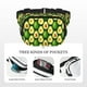 thumbnail image 5 of Fotbe Avocado Cangurera Cuadrada con Estampado de Doble Capa, Bolsa de Cintura Ajustable Mini para Hombres y Mujeres, 5 of 9