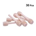 thumbnail image 1 of 30pcs Mini Wooden Honey Dipper Sticks Portable Honey Sticks For Honey Jar Dispense Drizzle Honey And, 1 of 2